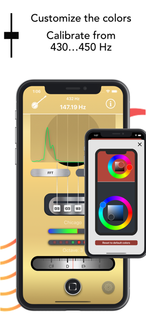 Chromatic Instrument Tuner, HZ(圖5)-速報App