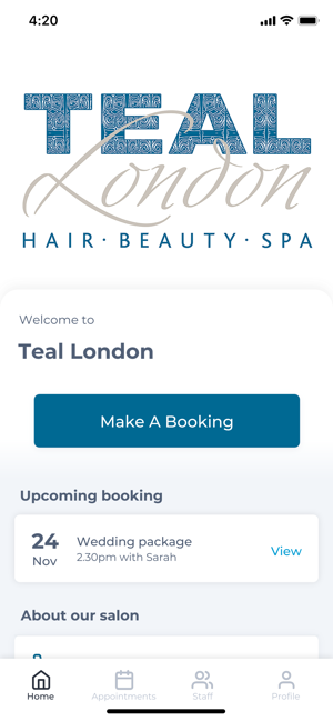 Teal Hair Beauty Spa