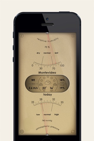 Скриншот из Weather Station: barometer app