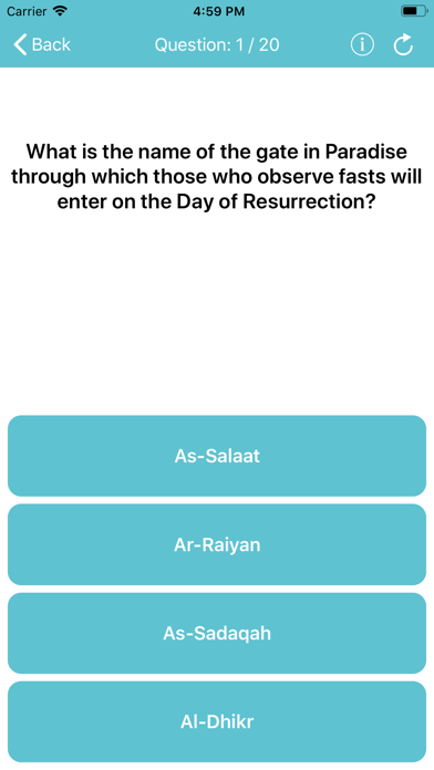 Hadith Quiz screenshot 2