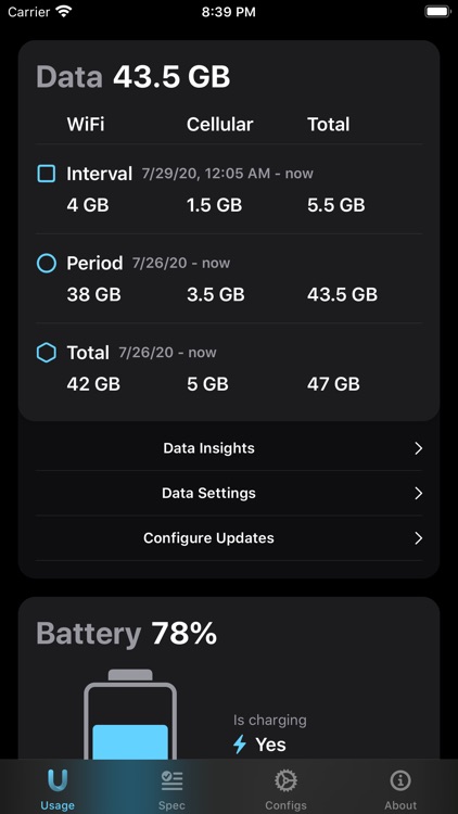 Usage Widgets screenshot-3