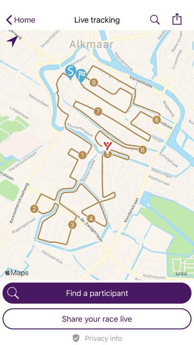 Alkmaar City Run by night screenshot 2