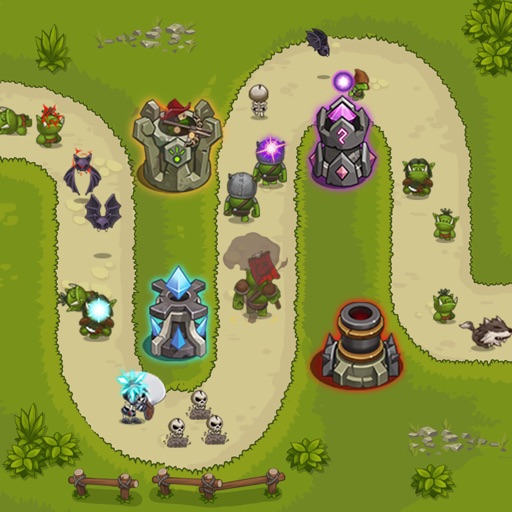 Tower Defense like Kingdom Rush, Firebase to Save Progress & Give Gems