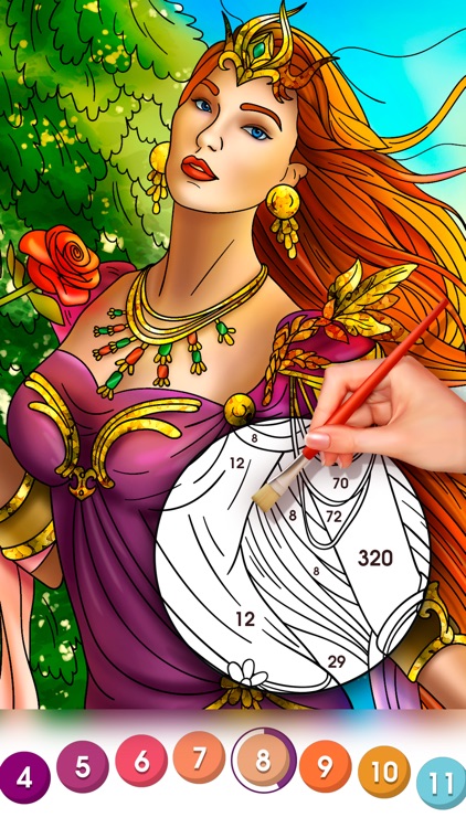 Color By Number Fun For Adults screenshot-0