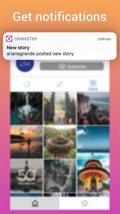 Gramster for Instagram stories