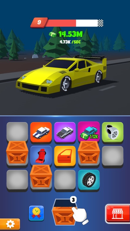Night Race - Idle Car Merger