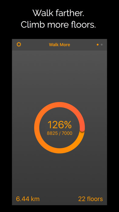 Walk More: activity pedometer screenshot 2