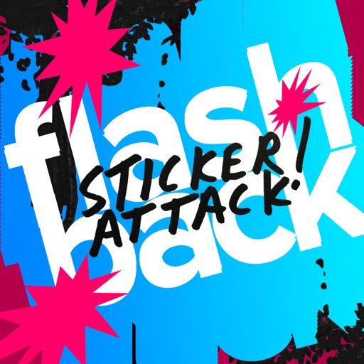 Flashback Sticker Attack! iOS App