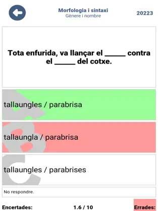 Captura 8 Valencià Prova Grau Superior iphone