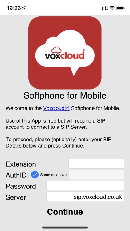 Voxcloud Softphone