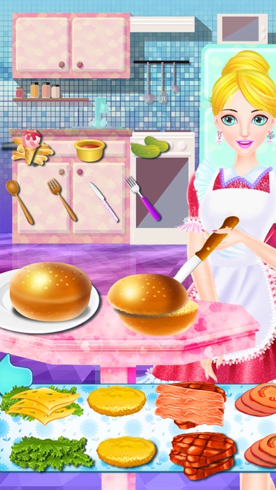 How to cancel & delete Cooking Hamburger Girl Makeup from iphone & ipad 4