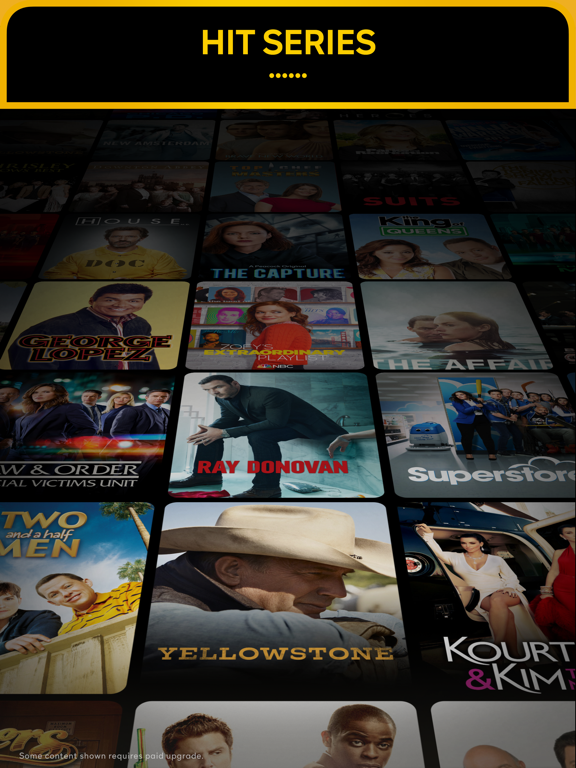iPad Image of Peacock TV