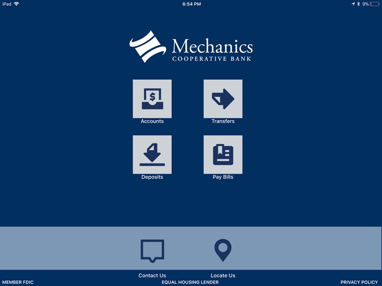 Mechanics Coop Biz for iPad by Mechanics Cooperative Bank