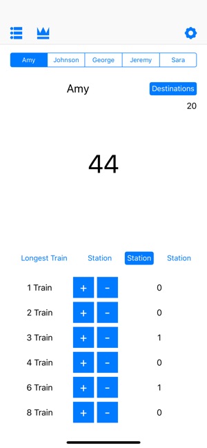 EU Trains Scorekeeper