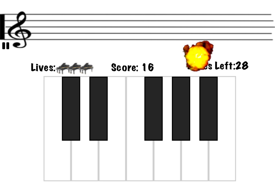 Piano Note Blast screenshot 3