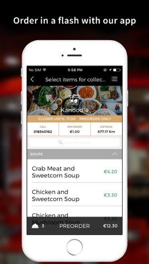 Kanoodle Takeaway App