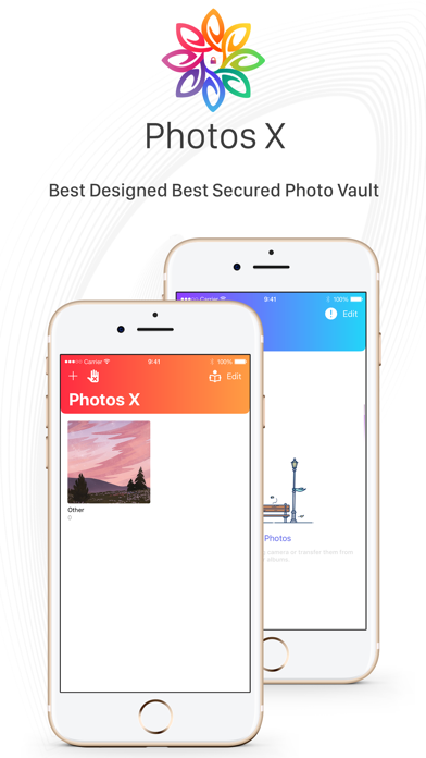 How to cancel & delete Photos X - Hide & Secure Photo from iphone & ipad 1