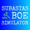 Subastas BOE Simulator, un juego de simulación para pujar en bienes inmuebles tal como se haría en la realidad (o casi) en el portal de Subastas del Boletín Oficial del Estado