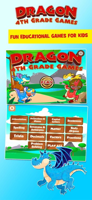 Dragons 4th Grade School Games(圖1)-速報App