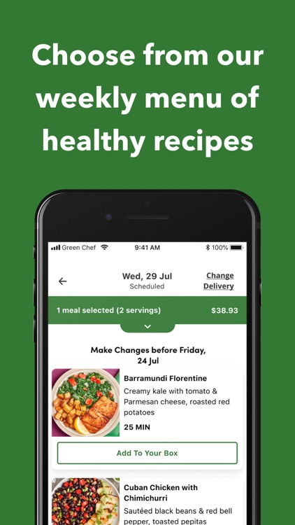 Green Chef: Healthy Meal Kits