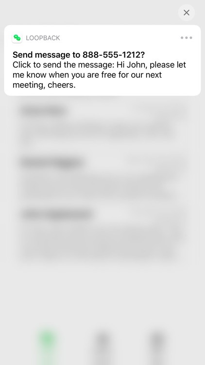 Loopback Schedule Message screenshot-4