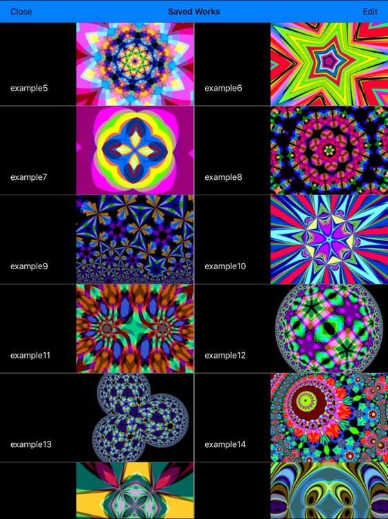 Distorted Kaleidoscope Art screenshot-3