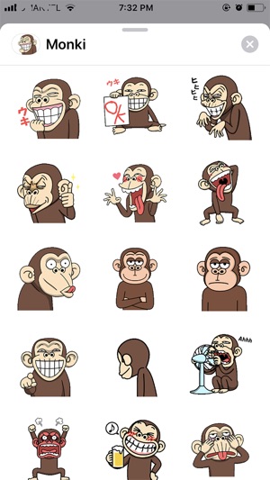 Monki - Animated Stickers(圖2)-速報App