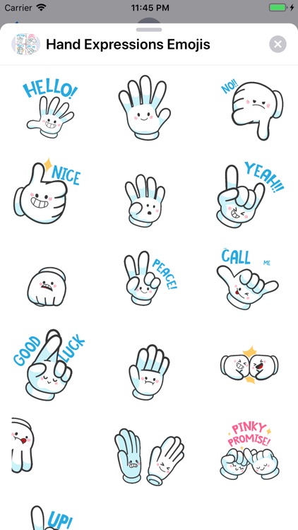 Hand Expressions Emojis screenshot-4