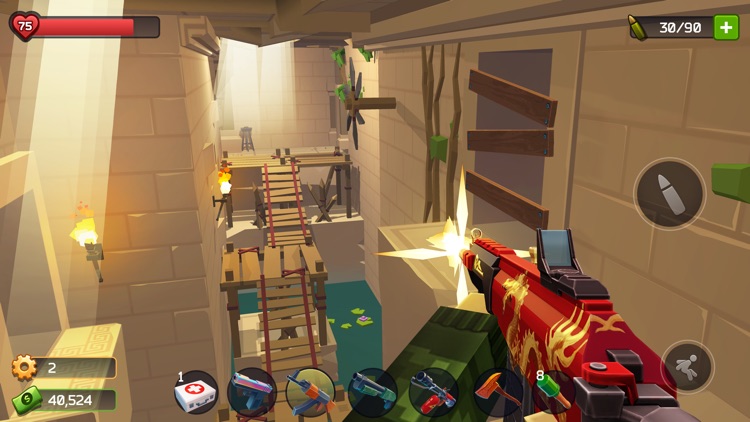 Pixel Combat: Zombie Games 3-D screenshot-5
