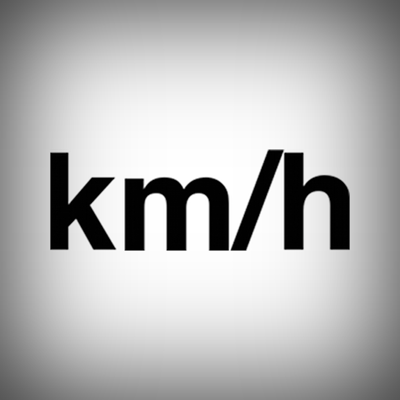 Prędkościomierz km / h Pociąg