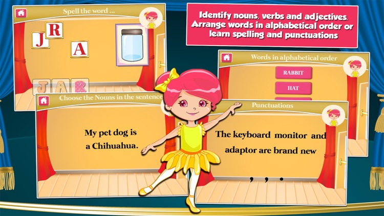 Ballerina Kids 2nd Grade Games screenshot-3