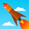 Tap and hold the screen to launch your rocket as far as you can, but make sure not to overheat, otherwise it's game over
