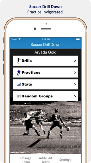 Soccer Drill Down