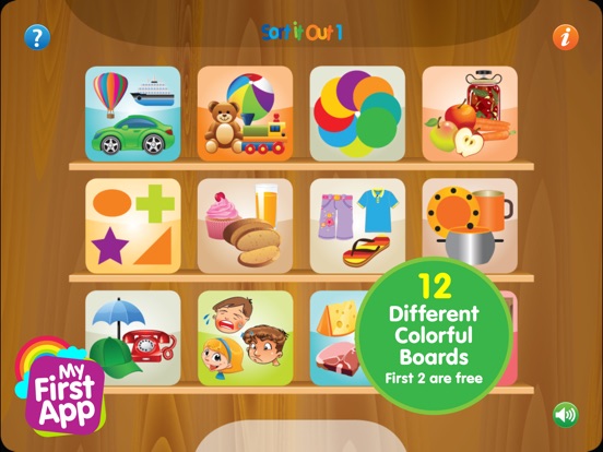 Sorting learning game for kids - AppRecs