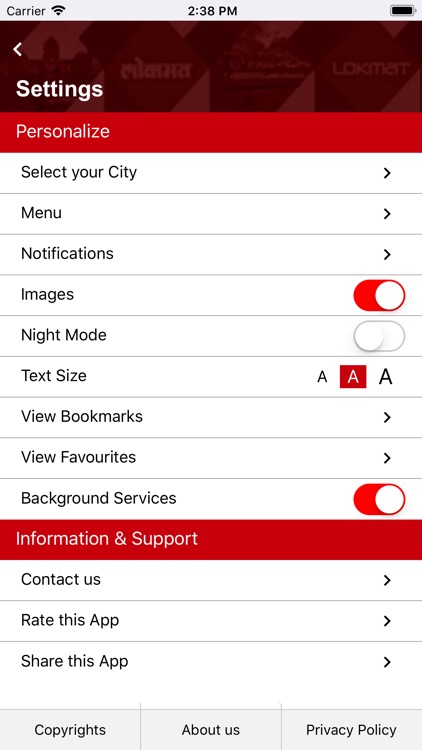 Lokmat News App screenshot-4