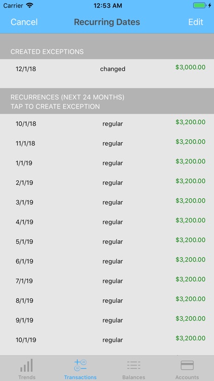 Money Forecast: CashFlow screenshot-6