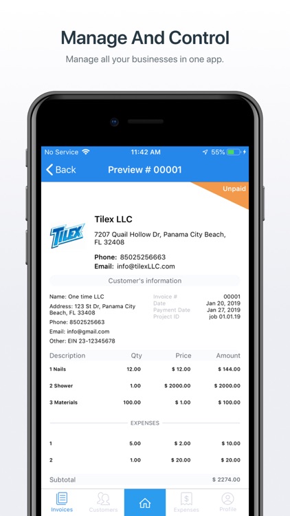 Invoice-On-The-Go screenshot-5