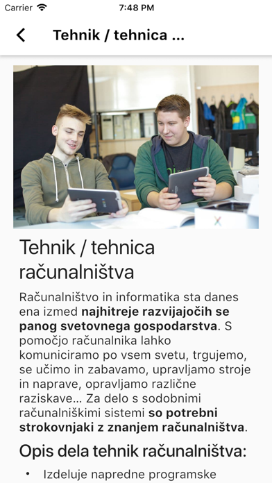 ERŠ Info screenshot 2