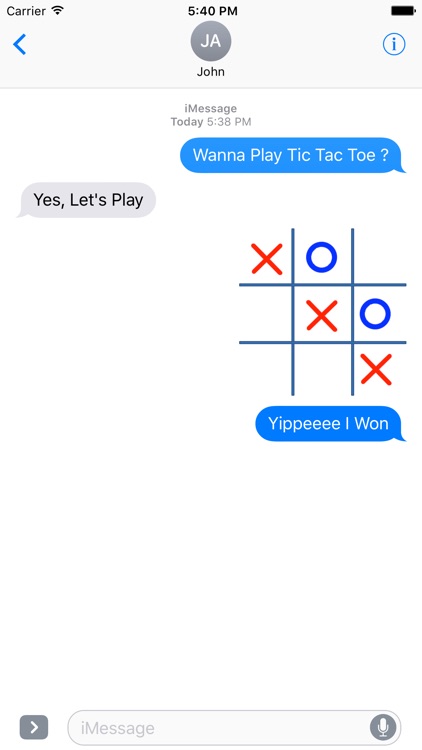 Tic Tac Toe (OX) For Messages screenshot-4