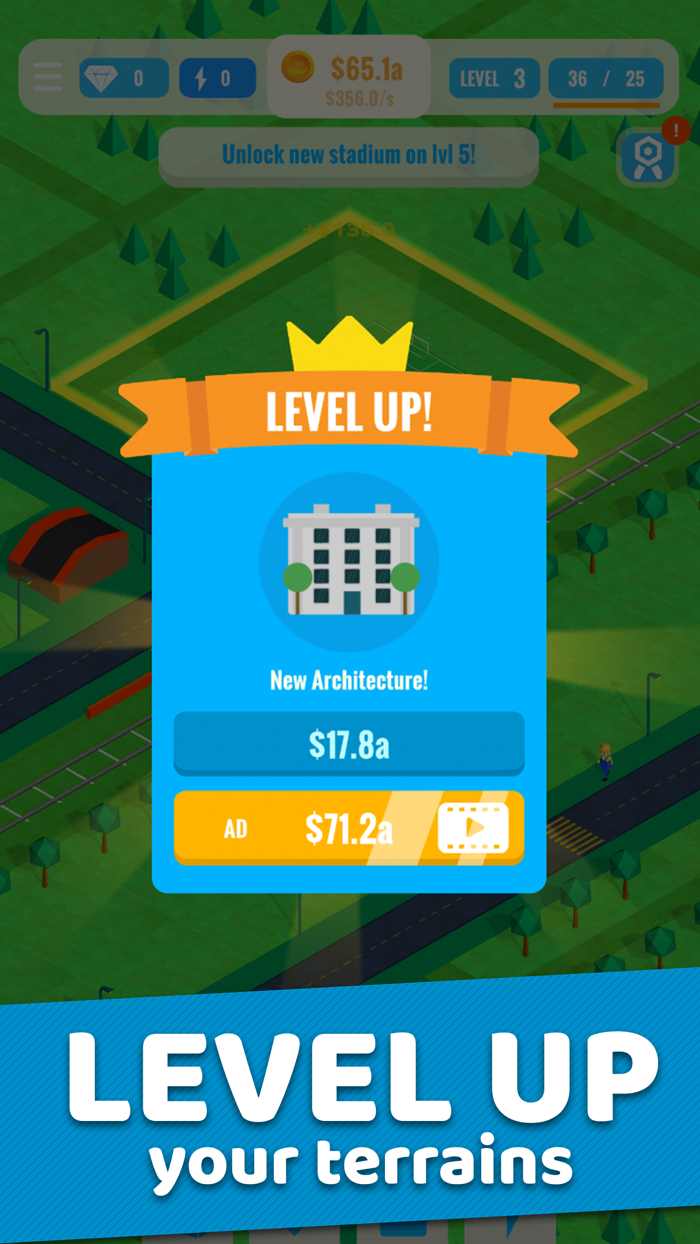 Idle Stadium Builder