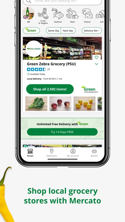 Mercato: Grocery Delivery