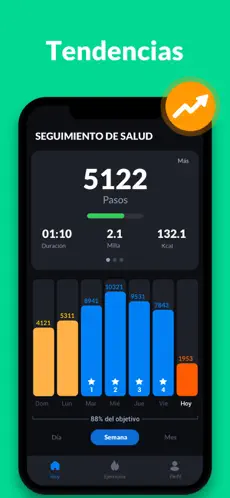 Screenshot 1 Podómetro - Aplicación de Paso iphone