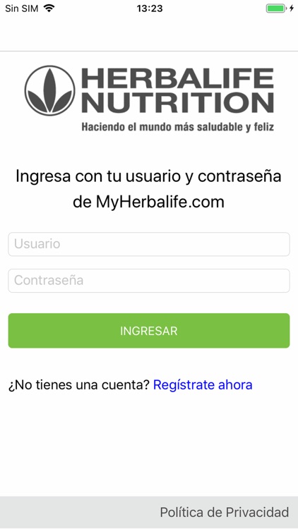 App de Herbalife Nutrition