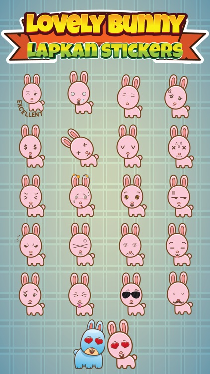 Sticker Me Lovely Bunny screenshot-1