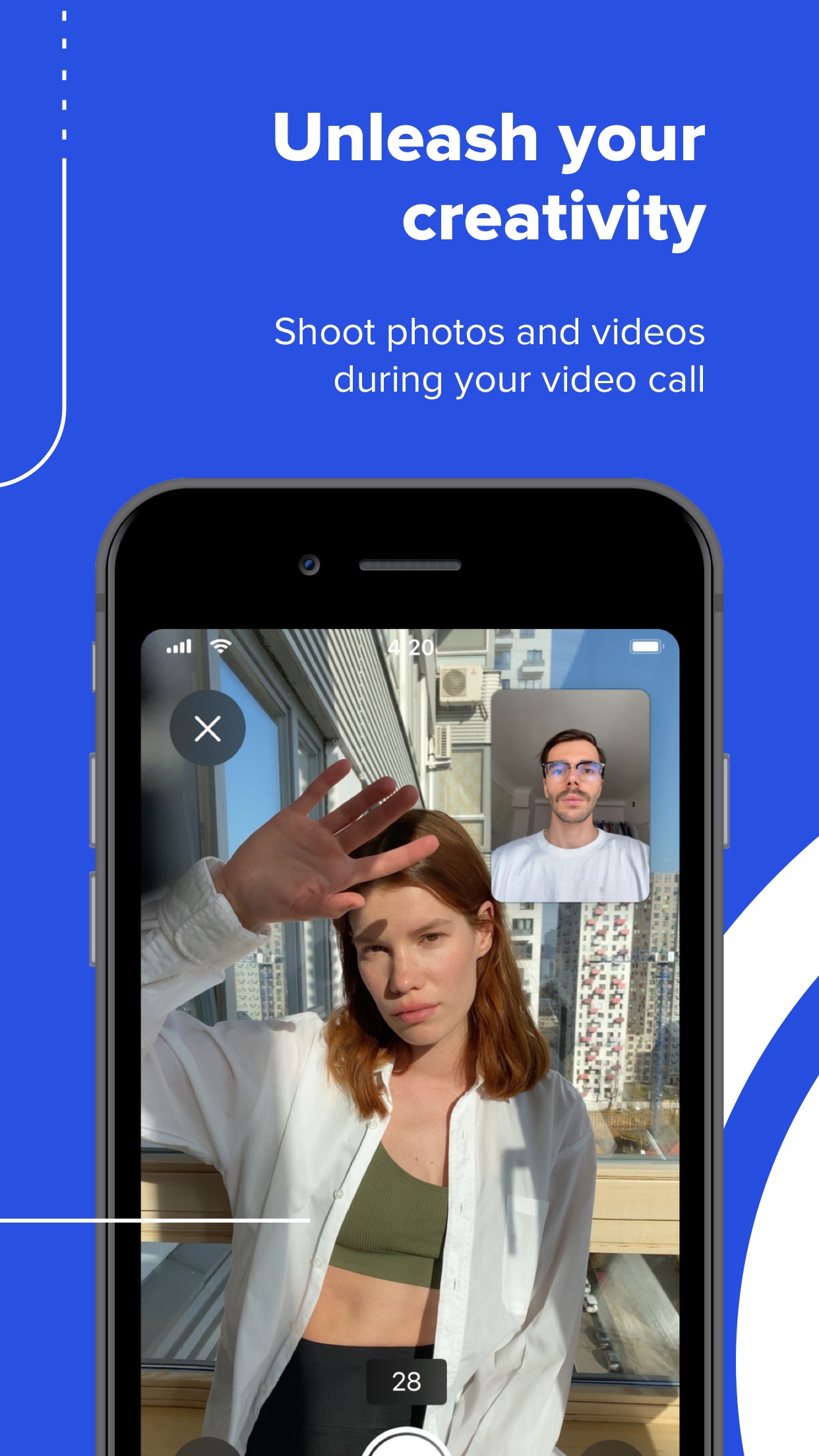 Screenshot do app CLOS - Remote Shooting