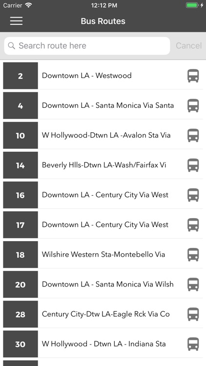 LA Metro & Bus Tracker