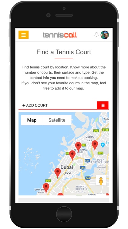 TennisCall: Tennis Player app screenshot-5