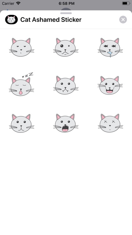 Cat Ashamed Sticker