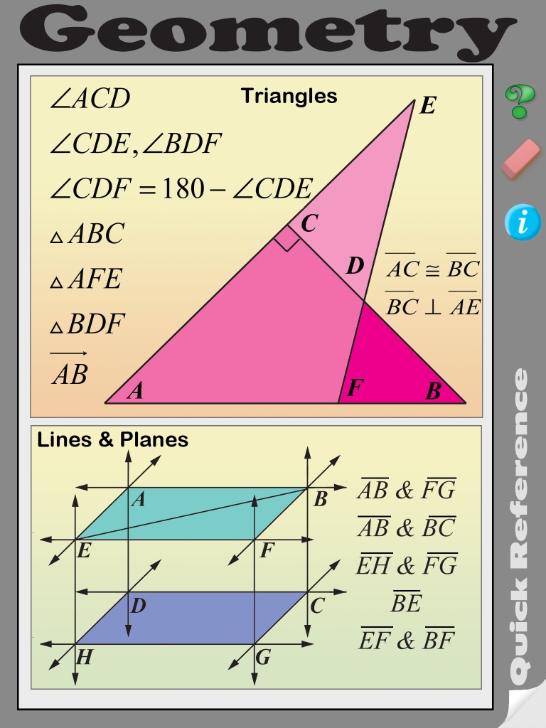 Geometry Quick Reference screenshot 3