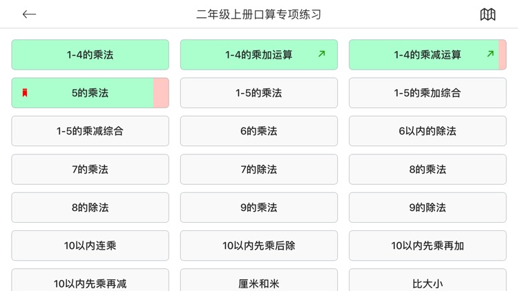 乘法口诀表学习 - 小学数学游戏最强大脑训练